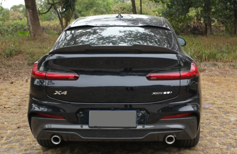 PS-OM Стиль углеродного волокна стволы спойлер для BMW X4 G02 25i 30 | Автомобили и
