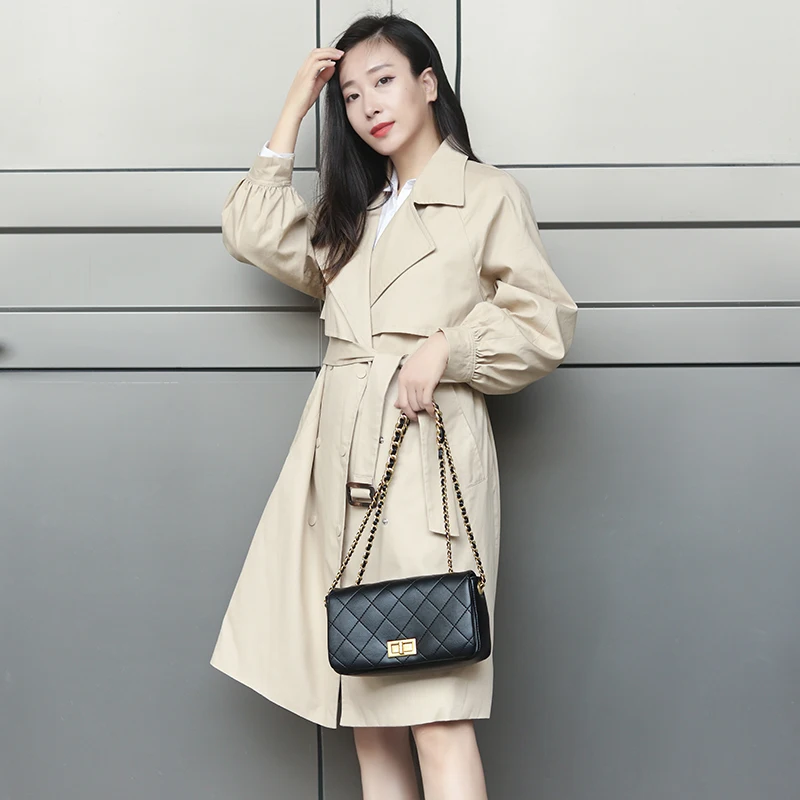 

Lingge Chain Small Square Bag Female Summer New Small Fragrance Style High-quality Texture Niche Design Portable Messenger Bag