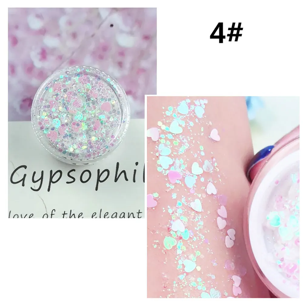 Блестящие тени для век пудра 15 цветов макияж радуга дизайн ногтей Русалка