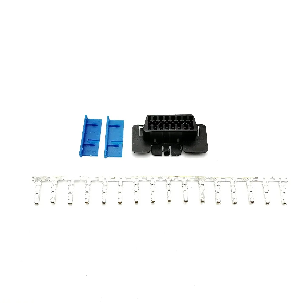 OBD OBDII OBD2 OBD 2 16Pin гнездовой разъем OBD женский провод гнездовой разъем кабель J1962f штекер