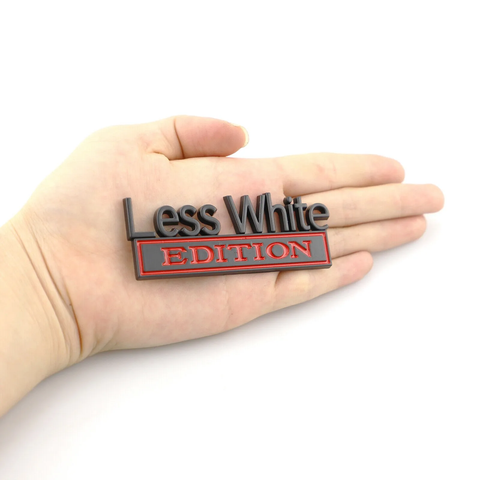 

2pcs Less White Emblem Funny Edition Fender Badge Decal For Camaro Sticker White EDITION Emblem Badge