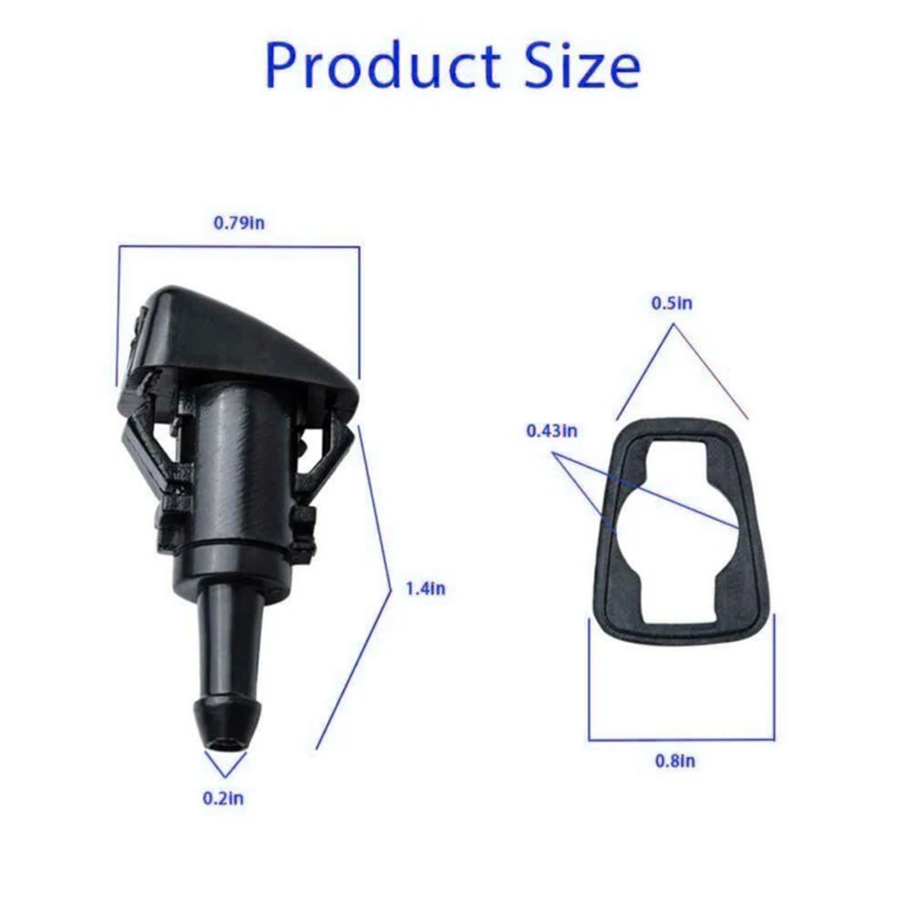 Sprayer Windshield Nozzle 5pcs Plastic Car Front Washer Wiper For Focus Dodge Rams | Автомобили и мотоциклы