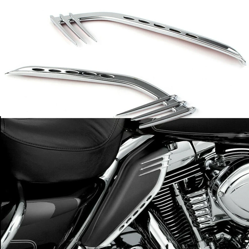 

Motorcycle Mid-Frame Air Deflector Motorcycle Accent Trim for Road Glide CVO Ultra FLTRUSE