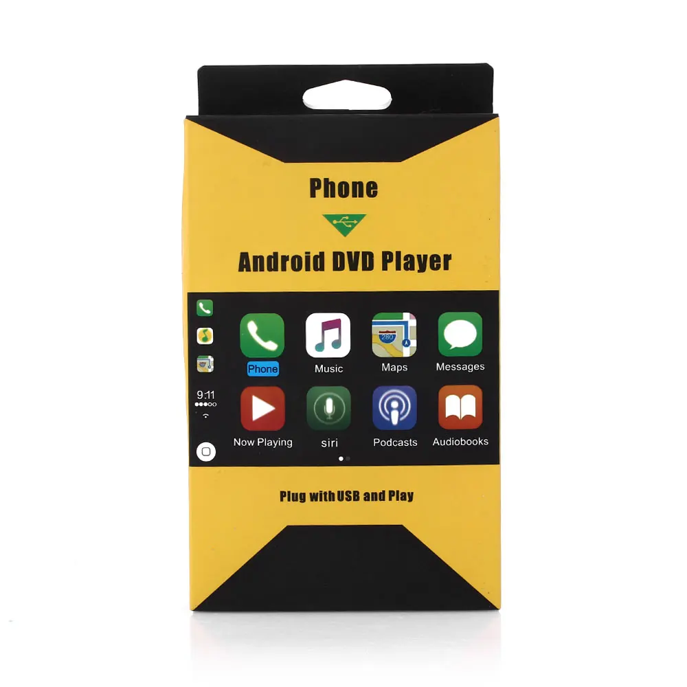 USB Smart Link для Apple CarPlay Dongle Android навигационного плеера Mini Carplay Stick с Auto White |