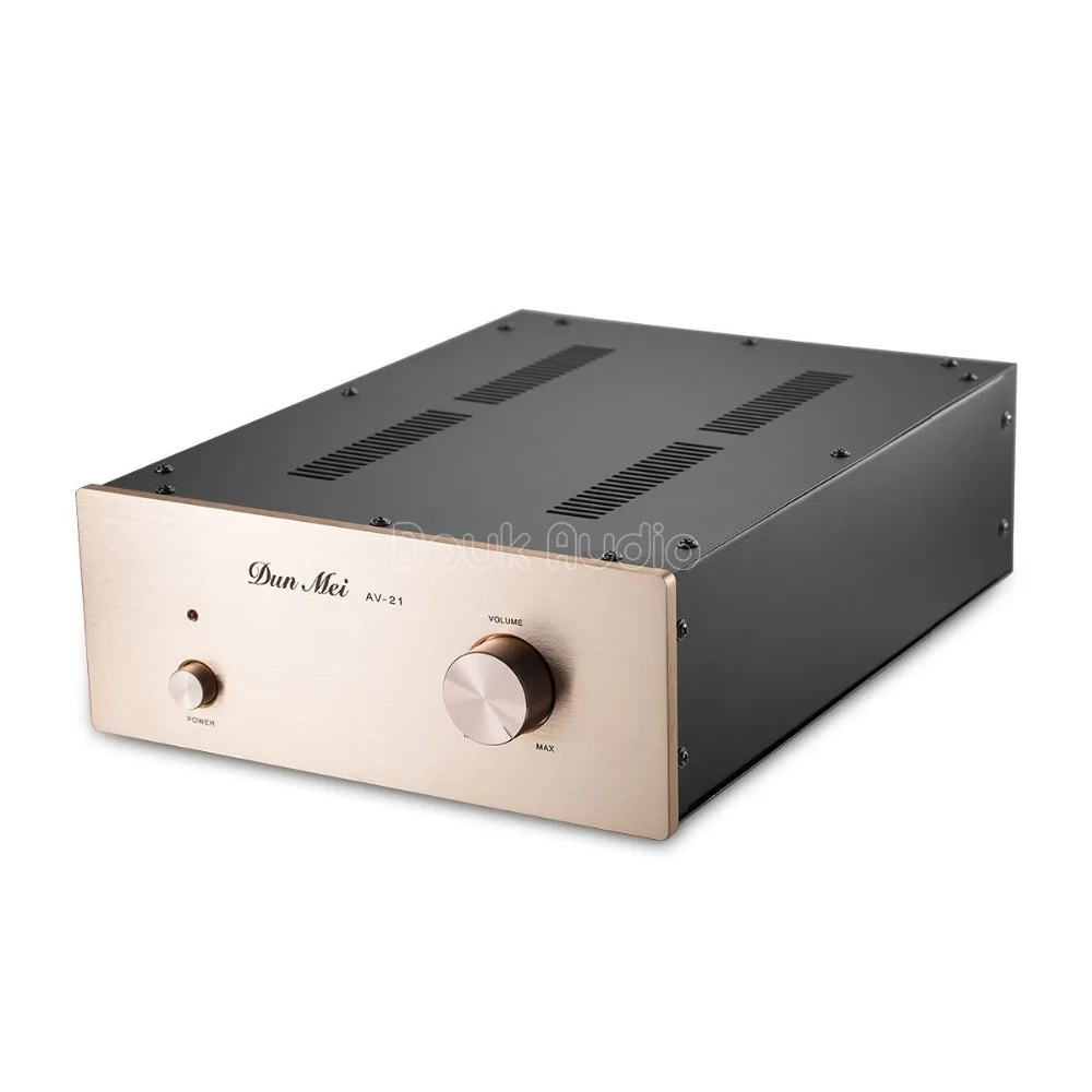 Douk аудио 6N11+ 12AU7 вакуумный ламповый предусилитель HiFi буфер стерео аудио предусилитель