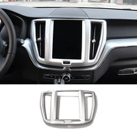 for volvo xc60 2018 2019 car navigation panel cover trim abs matte auto interior styling decoration sticker accessories 1pieces