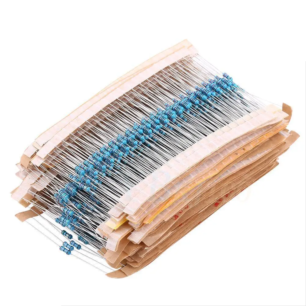 

2600 Pcs 130 Values 1/4W 0.25W 3M Resistor Resistors Kit Assortment Set