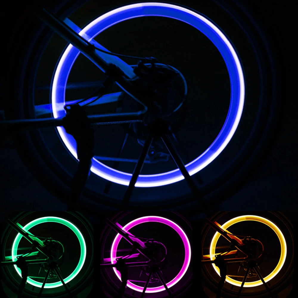 Car Wheel LED Light Tire Valve Cap Decorative for Nissan X-Trail T32 Rogue Qashqai J11 Terrano March Micra K13 VERSA Latio Sunny |