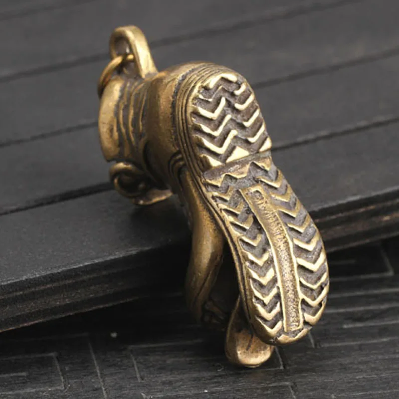 Новинка модный креативный брелок открывающийся из чистой меди в стиле ретро