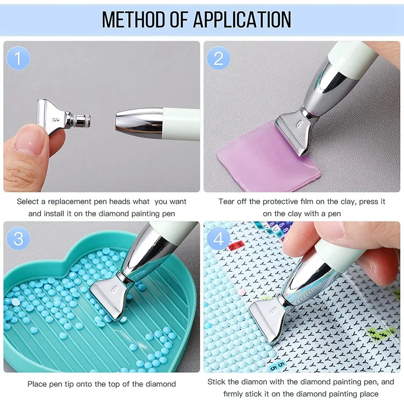 Акция! Ручки для алмазной живописи Сменная головка аксессуары квадратная ручка |