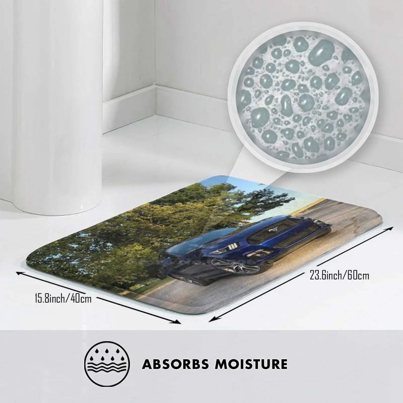 Удобный дверной коврик Ford Mustang подушка мышечные автомобильные обои автомобиль V8