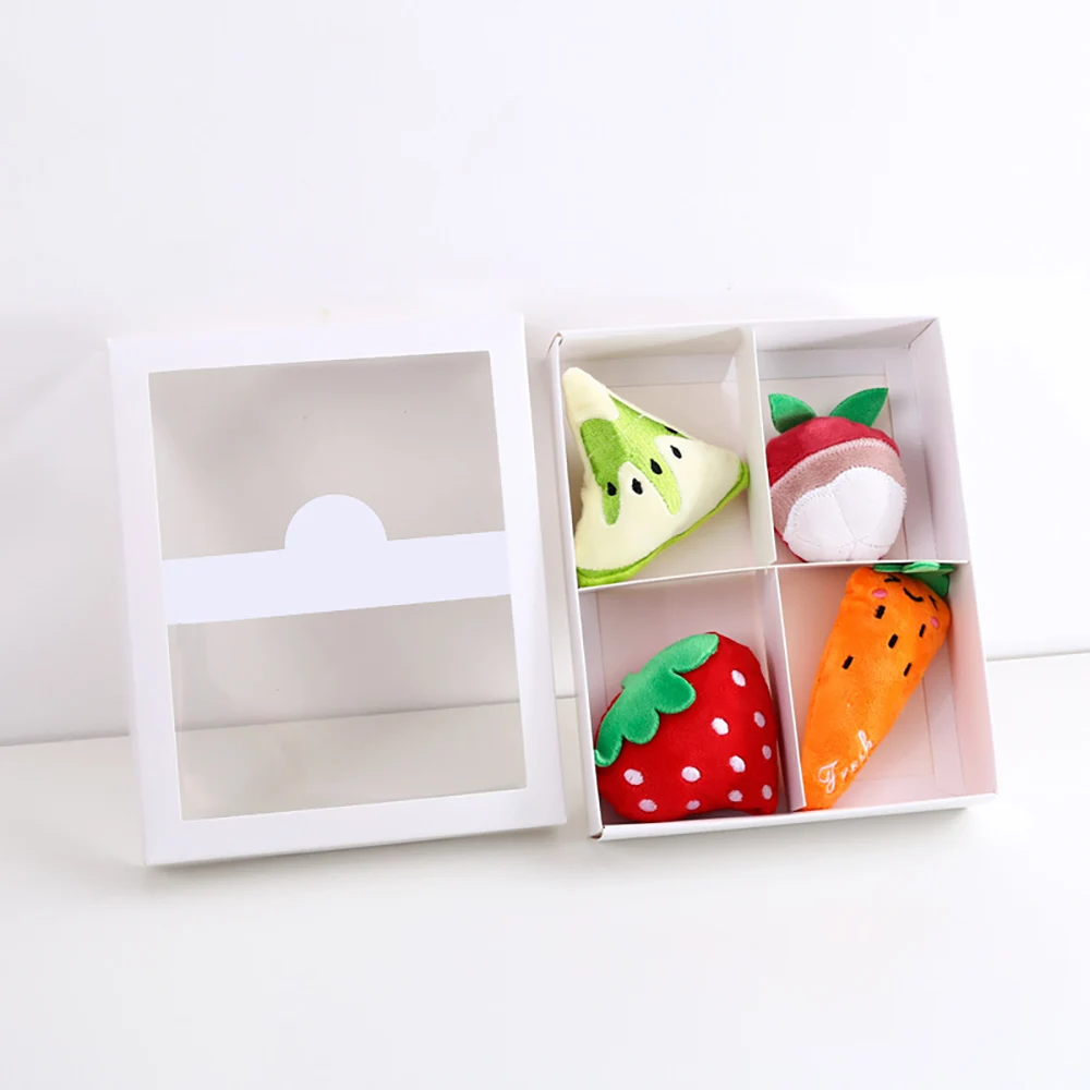 Плюшевый игровой комплекс для кошек фрукты игрушка мята плюшевая игрушечная