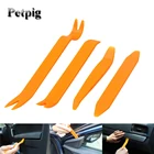 Petpig 4 шт. набор пластиковых ручных инструментов для разборки автомобиля, автомобильный радиоприемник, дверной зажим, снятие аудио, монтажные инструменты