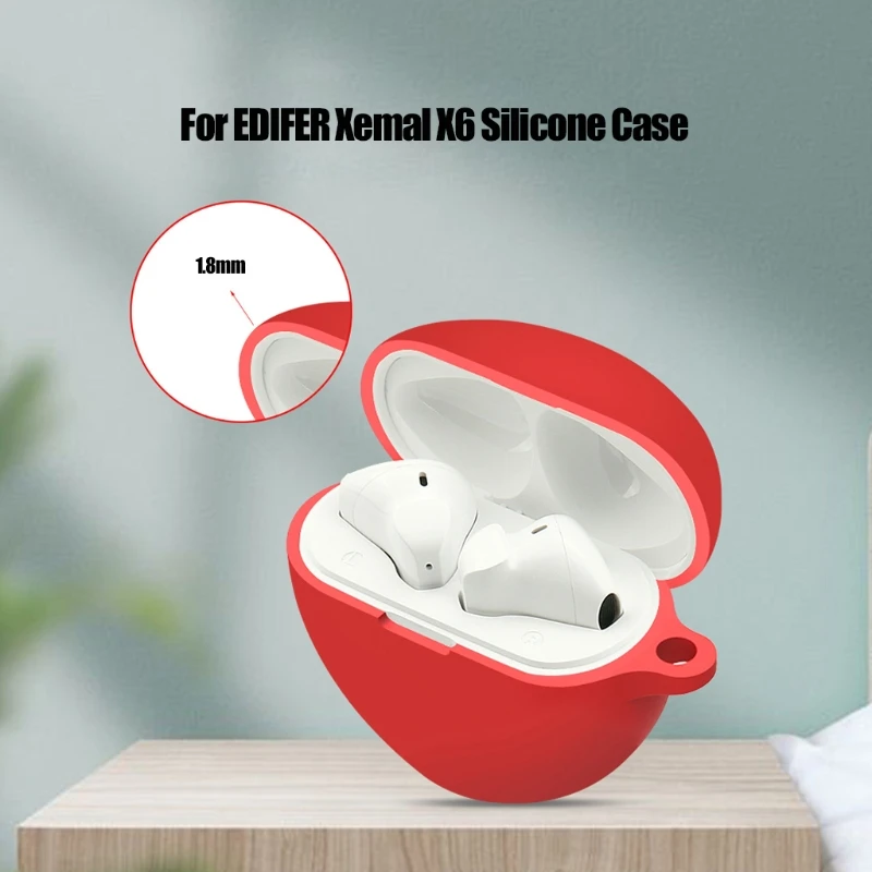 

Silicone Protective Cover Shell Anti-fall Earphone Case for edIFER Xemal X6 Kit 781A