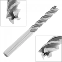 8mm 4 flute hss aluminum end mill cutter with extra long straight shank for cnc mold processing