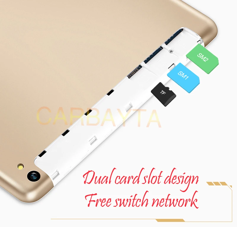 Octa Core Планшеты + 64 Гб TF карты Bluetooth Wi Fi смартфон Android 6 0 10 1 дюймов планшет Dual SIM