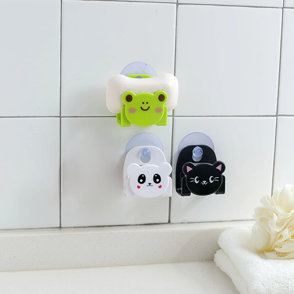 Мультяшные креативные мини-полки для ванной держатель мыла на присоске хранения