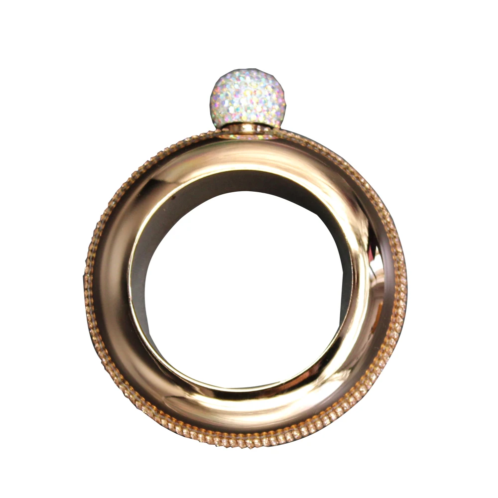 Draagbare Roestvrij Staal Heupfles Gepersonaliseerde Outdoor Ronde Heupfles Vrouwen Armband Fiole Plastique Dagelijkse Benodigdheden EF50HF Draagbare Roestvrij Staal Heupfles Gepersonaliseerde Outdoor Ronde Heupfles Vrouwen Armband Fiole Plastique Dagelijkse Benodigdheden EF50HF