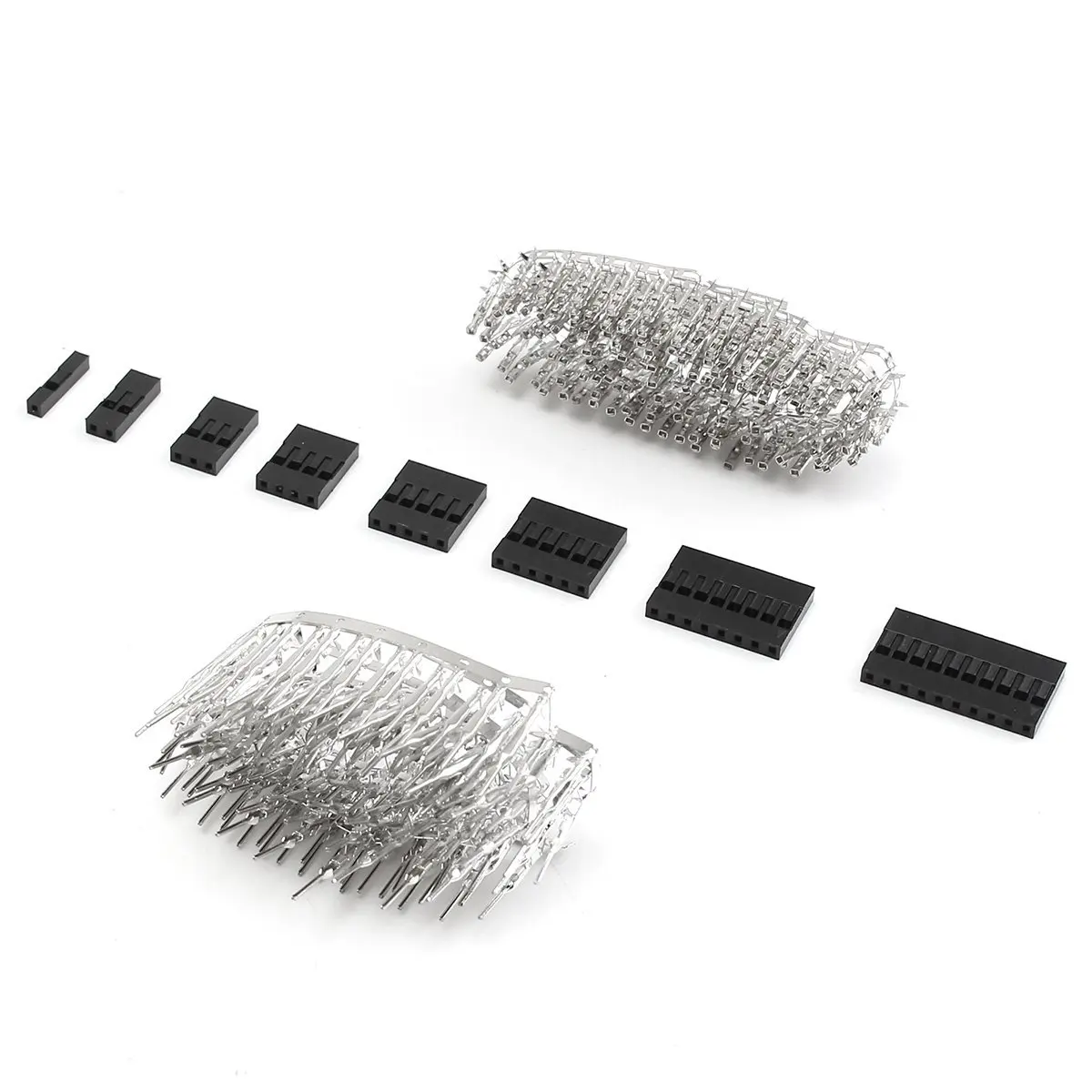 

525pcs/set Dupont Wire Jumper Pin Header Connector Housing Kit Male Crimp Pin+Female Pin Connector Terminal Pitch diy electronic