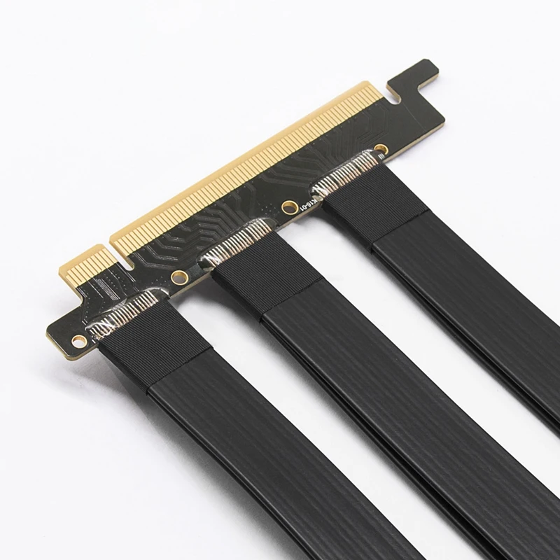 

PCI E 4.0 X16 Extension Cable Graphics Card Connector Flexible Cable Adapter Support All PCI-E Devices andGraphics Card