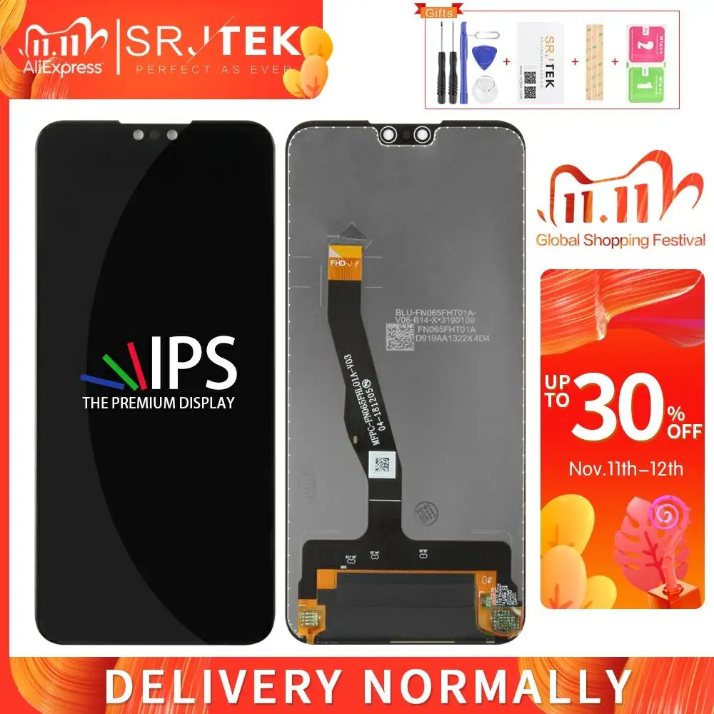 

Для Huawei Enjoy 10 LCD сенсорный экран стеклянная панель запасные части для Huawei Enjoy 10 дисплей Сенсорная рамка ART-TL00 ART-AL00