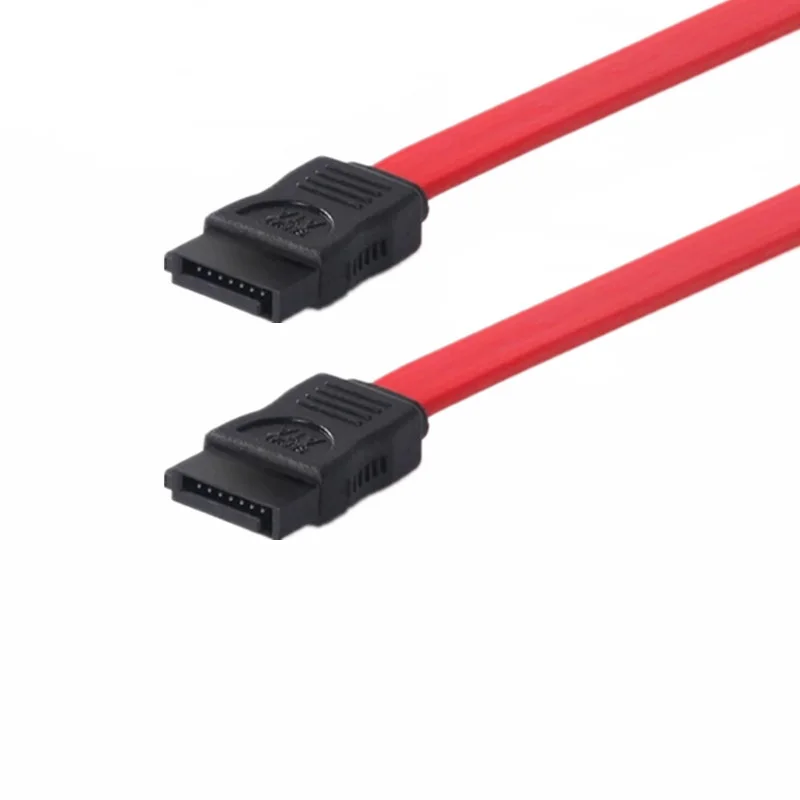 

6Gb/s SATA3 Serial ATA DATA cable for PC Laptop SATA 3.0 SATAIII 6Gbps HDD Hard Drive Disk/ SSD - Red