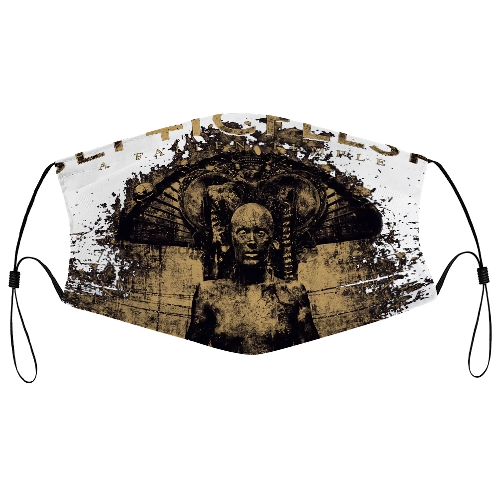 Dust Mask With Filter SEPTIC FLESH ɺ Fallen Temple' - NEU UND Men Mouth Face |