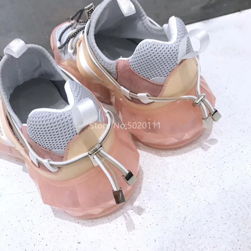 Новинка модные кроссовки для женщин разноцветные замшевые туфли на платформе с