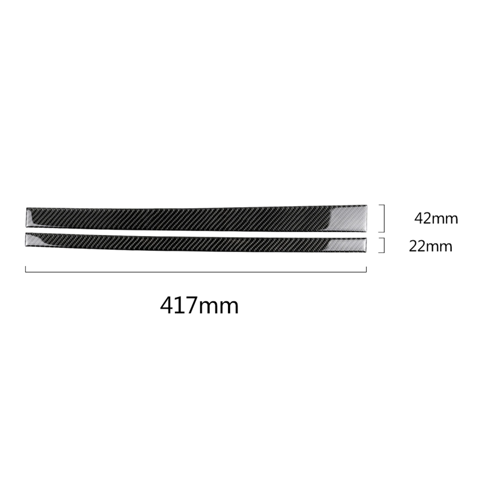 

2Pcs/Set stylish Car Co-pilot Storage Box Stickers waterproof Carbon Fiber Auto Decoration for Lexus IS250 2013-2019 Left Drive