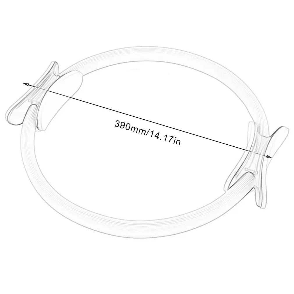 

2021 New Women Hot Quality Yoga Pilates Ring Wrap Slimming Body Building Training Heavy Duty PP+NBR Yoga Circle 4 colors