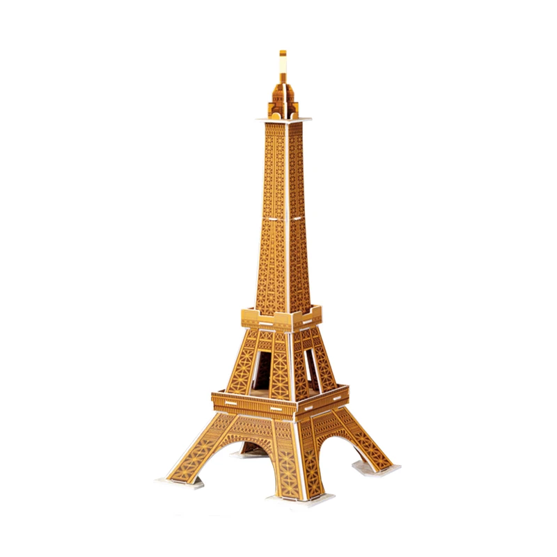 

Материал эва всемирно известная Эйфелева башня здание архитектура здание головоломки DIY 3D головоломки для детей обучающие игрушки