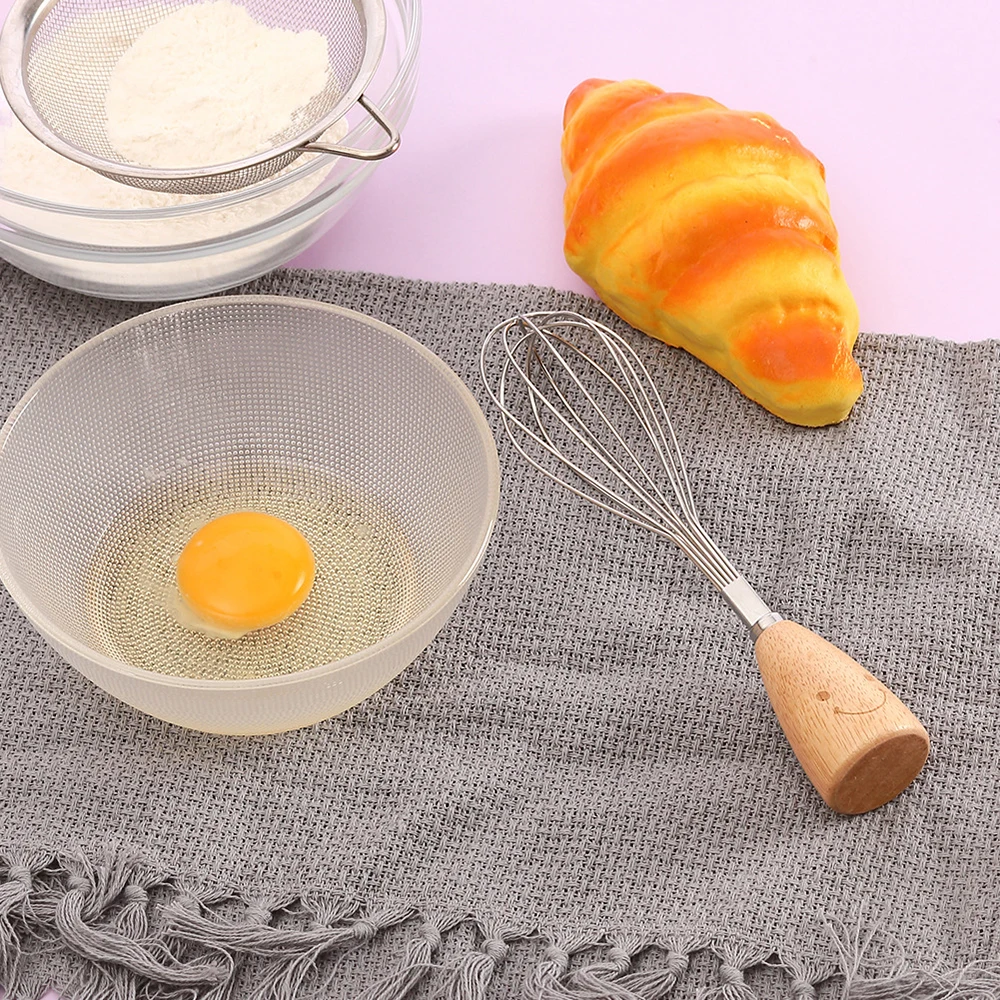 Здоровый мультфильм смайлик Нескользящая деревянная ручка кухонный смеситель