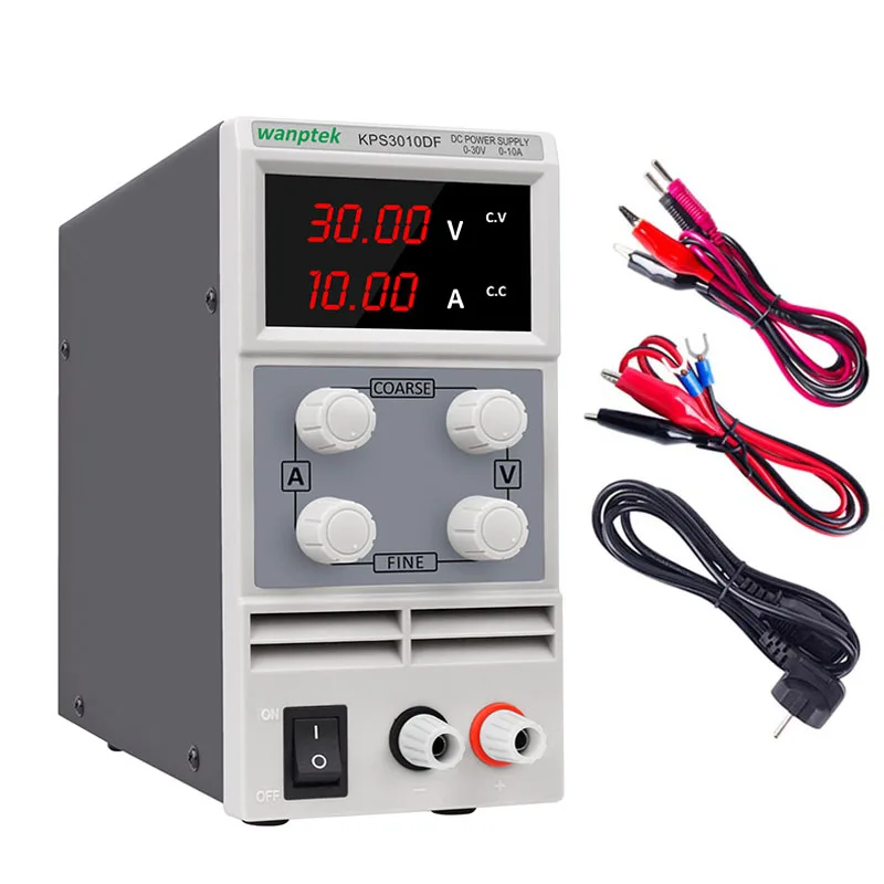 4-digits KPS 30V 10A Мини DC Питание 30V 10A Регулируемый 60V 5A USB цифровой импульсный источник Напряжение регулятор стабилизаторы ремонт ноутбуков паяльная источник - Цвет: 4-digits KPS 30V 10A