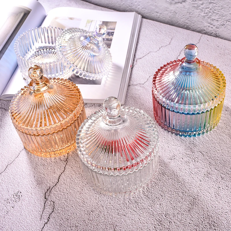 Прозрачный стеклянный контейнер для хранения конфет|Бутылки и банки хранения| |