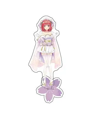 Аниме quintessence Quintuplets Nakano Ichika Miku фотография табличка для настольного декора белая