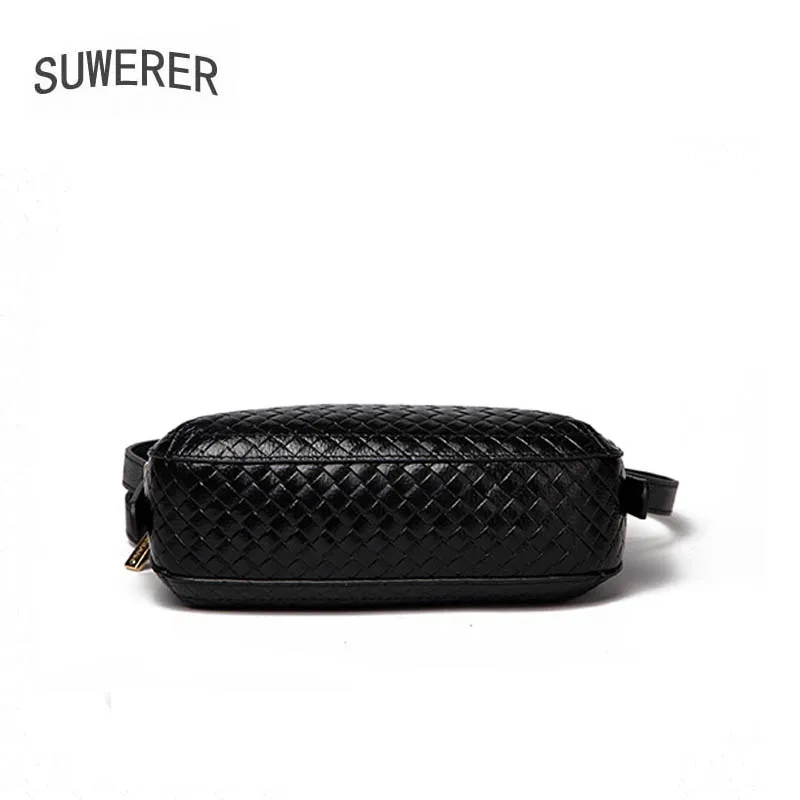 Women Genuine Leather bag  2020 New Fashion Shoulder Crossbody Bag Simple wild small square bag