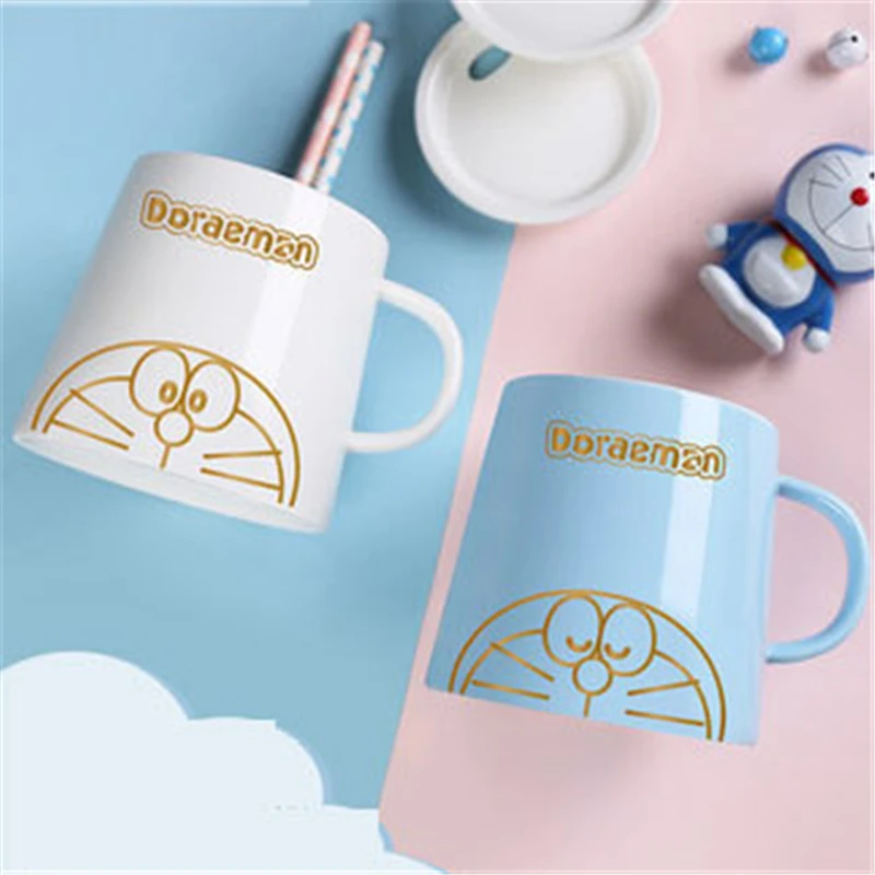 

301-400ml ceramic mug mug with lid creative personality trend coffee cup milk cup household cup gift box souvenir