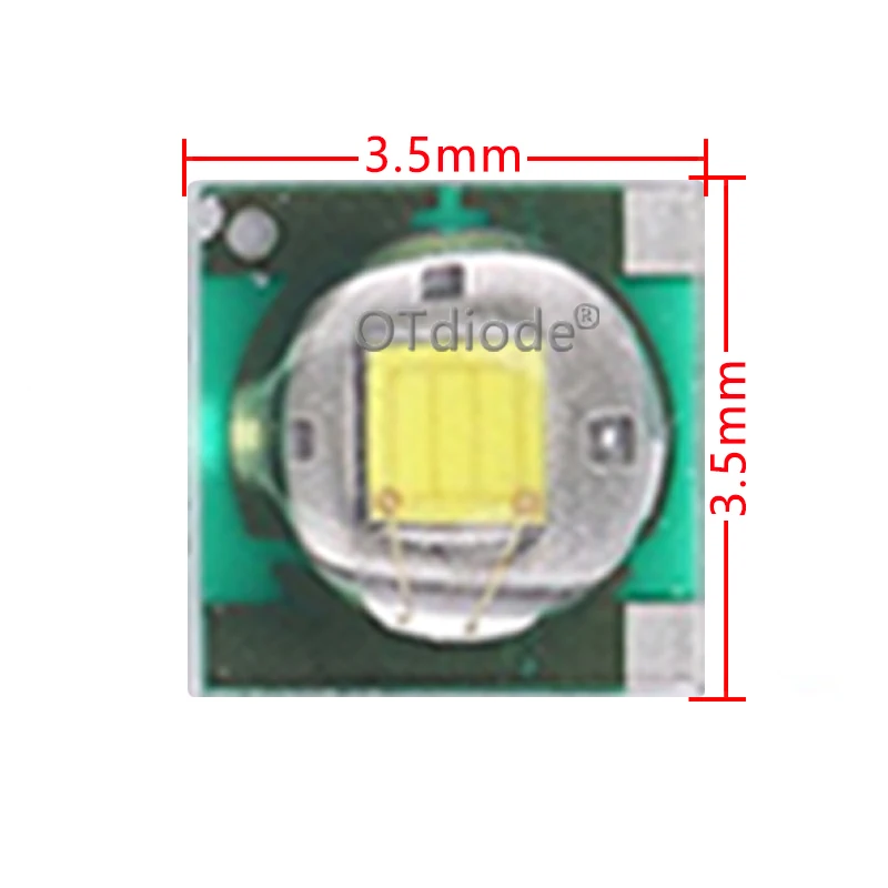 100 шт 1 3W CREE 3535 LED холодный белый 10000K 20000K фонарик светильник высокая мощность