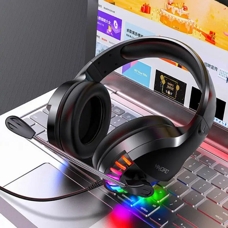 Gaming PS4 Headset With 7.1 Surround Sound Xbox One Noise Canceling Mic RGB Light For PC Laptop | Электроника