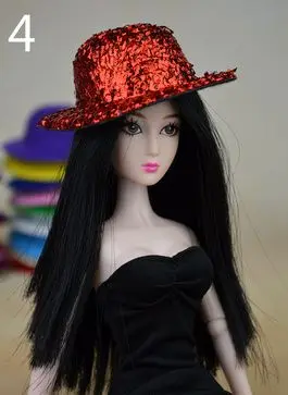 15 видов стилей кукла шляпа головные уборы аксессуары для 1/6 куклы Barbie Kurhn подарок новинка Игрушки для девочек - Цвет: 4