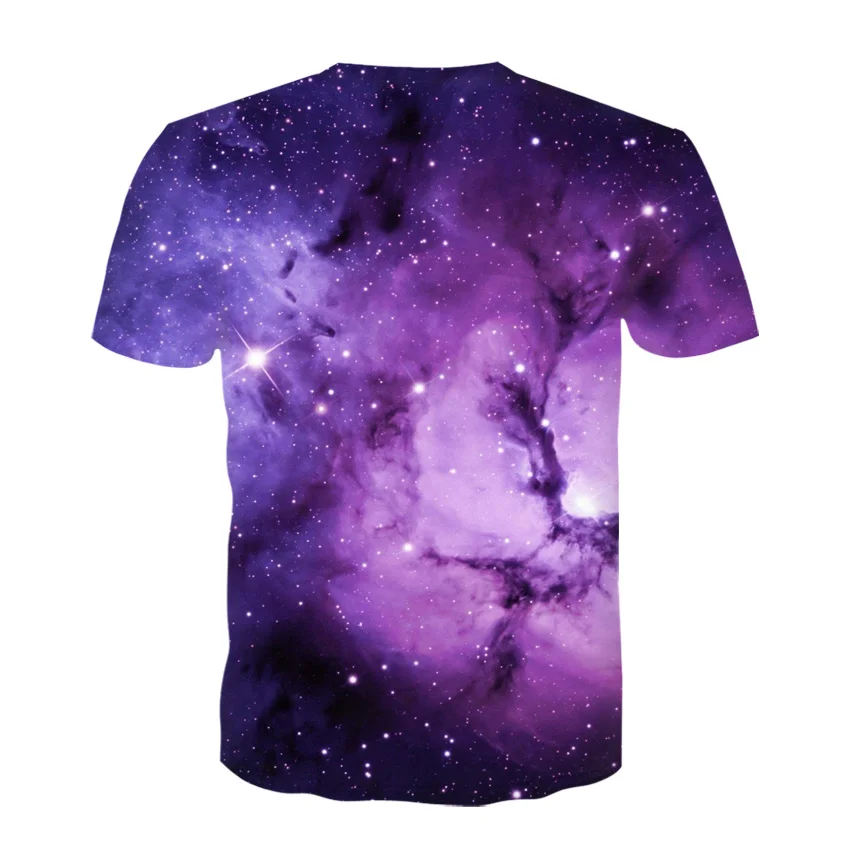 Брендовая детская футболка с галактикой футболки космическим принтом забавная