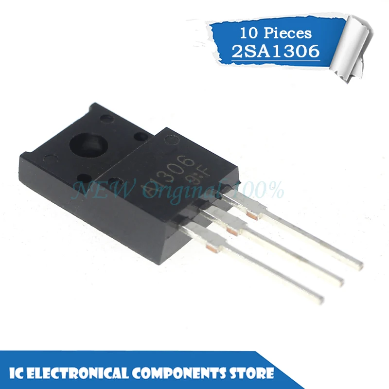 

New original 10pcs/lot 2SA1306 2SA1306A A1306 PNP TO-220F