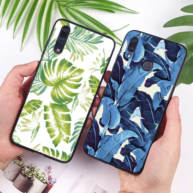 Для huawei mate 30 pro p20 p30 lite 20 Мягкий силиконовый чехол для телефона с листьями дерева |