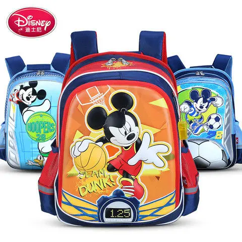 

Disney Backpack Primary School Children's Bag 6-12 Years Old Boy Rice Odd Ridge Reduction Boys Shoulder Bag Mini Backpack