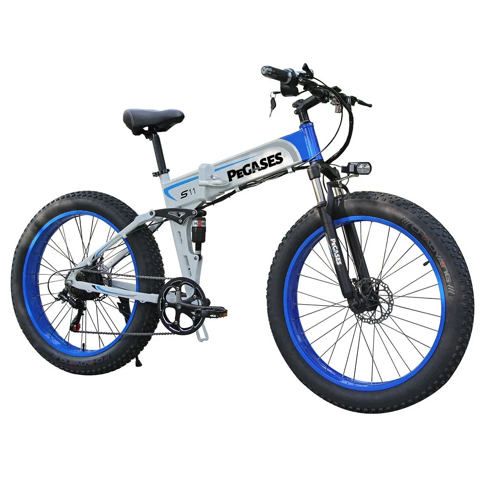 Billig 1000W Elektrische Fahrrad 26 Zoll Fett Reifen Mit 48V 14Ah Samsung Berg Herren Elektrische Fahrrad Strand E-bike LCD Display Klapp EBike