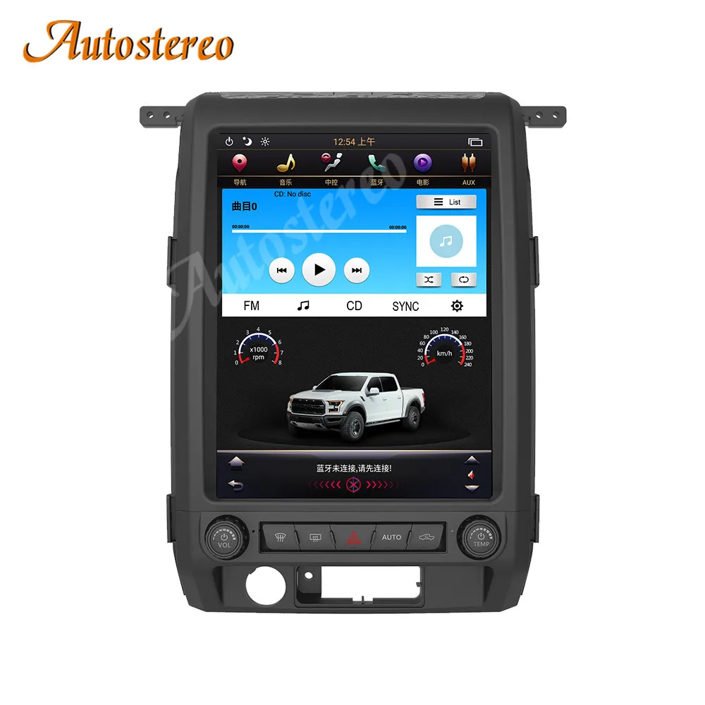 Tesla Style Android9.0 PX6 вертикальный экран Автомобильный GPS навигатор для Ford F150 2009 2012