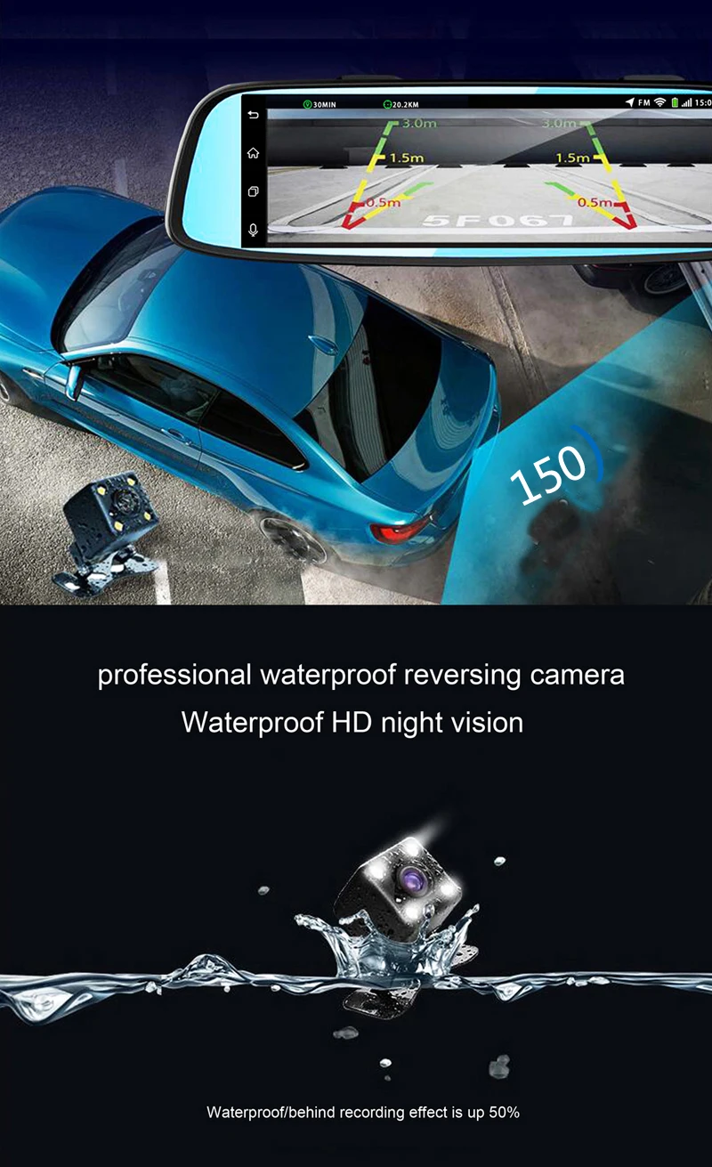 Maiyue star full HD 1080p7 дюймов dash камера android 5,0 Глобальная система позиционирования навигационный объектив рекордер автомобильная камера