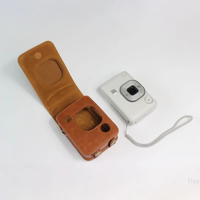 Высококачественная сумка из искусственной кожи в кожаном футляре для Fuji Fujifilm Instax Mini Liplay Kit