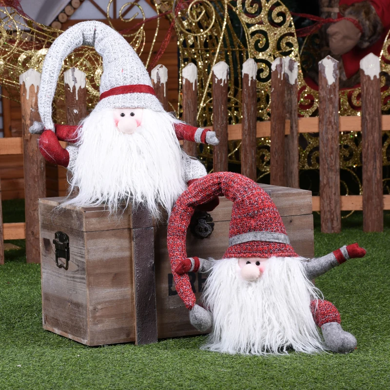 Navidad фигурка, рождественские украшения для дома, рождественские куклы Санта-Клауса, новогодний adornos de navidad Natal, подарок для детей