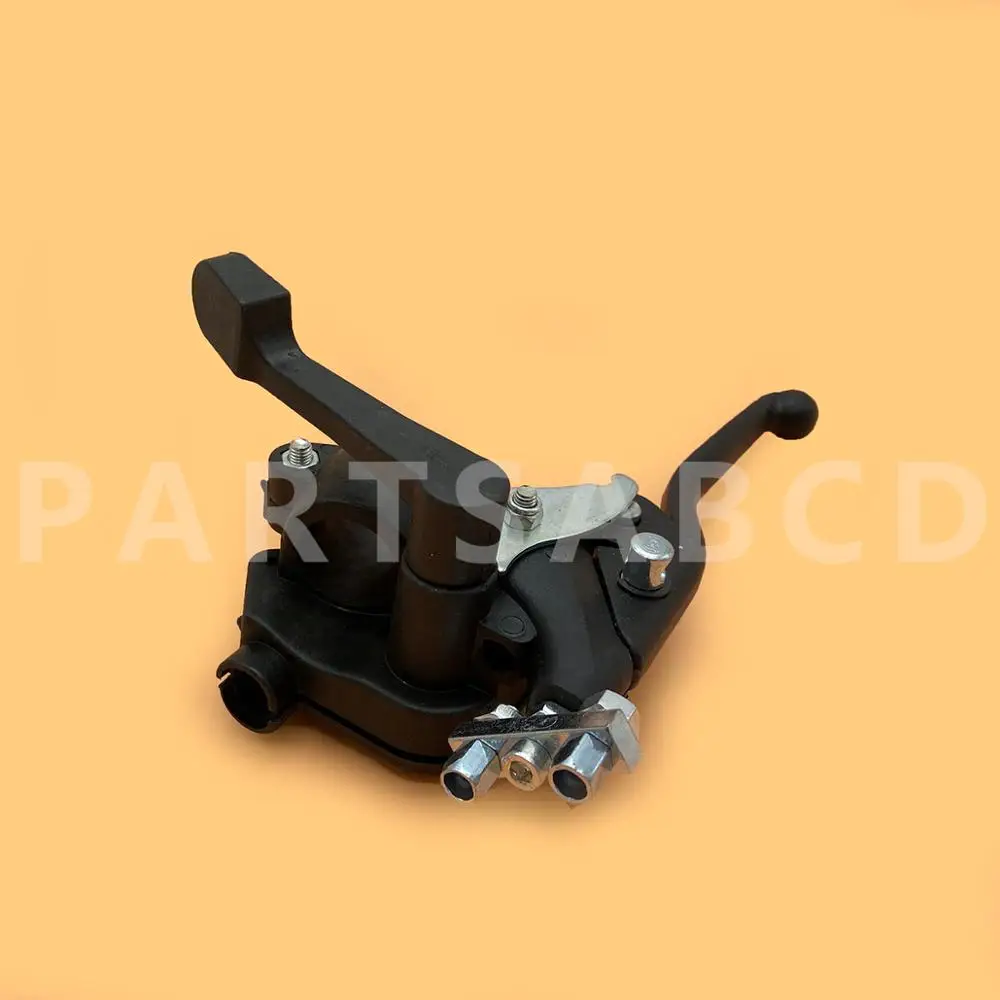 Thumb дроссельная заслонки двойной тормозной рычаг регулятор скорости 33cc 49cc мини